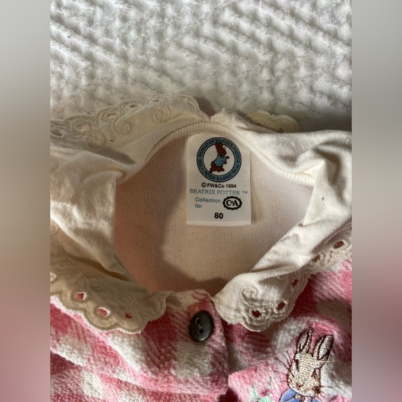 Vintage Beatrix Potter Peter Rabbit Brushed Cotton Jacket - Picture 7 of 10